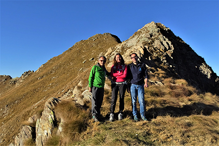 LAGHI GEMELLI, DELLA PAURA E DI VAL VEGIA, giro ad anello con tre cime dalla Conca di Mezzeno il 26 ott. 2019 - FOTOGALLERY